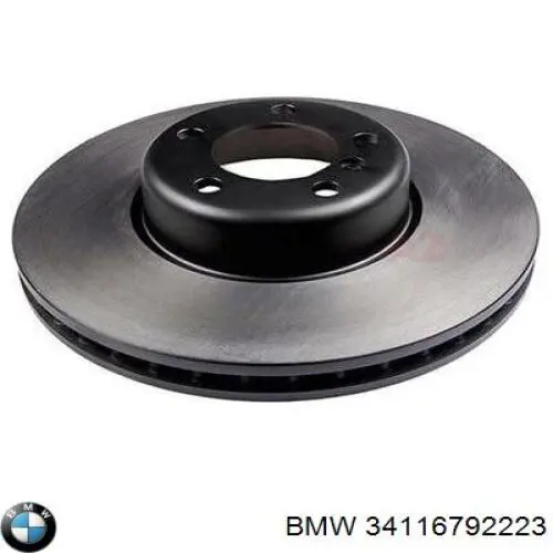 Do koszyka 34116792223 BMW Tarcza hamulcowa przednia