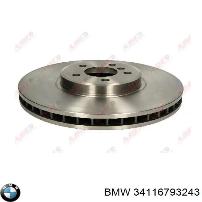 Tarcza hamulcowa przednia BMW 34116793243 cena, od 115,05 USD