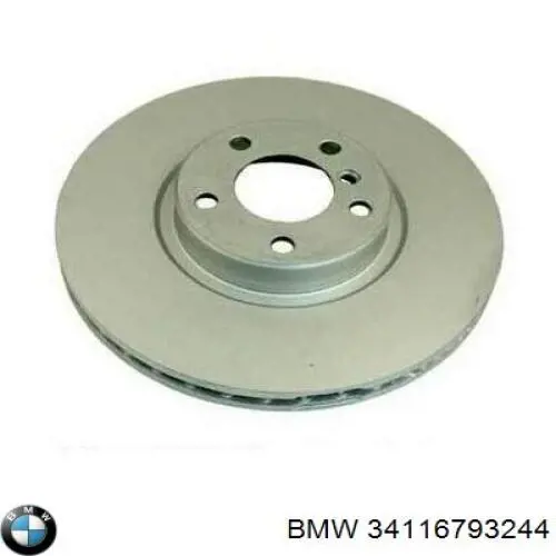 Do koszyka 34116793244 BMW Tarcza hamulcowa przednia