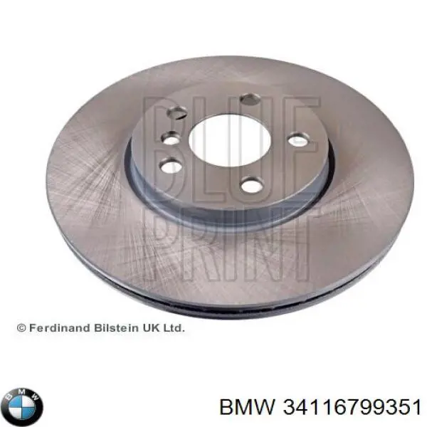 Tarcza hamulcowa przednia BMW 34116799351 cena, od 72,64 USD
