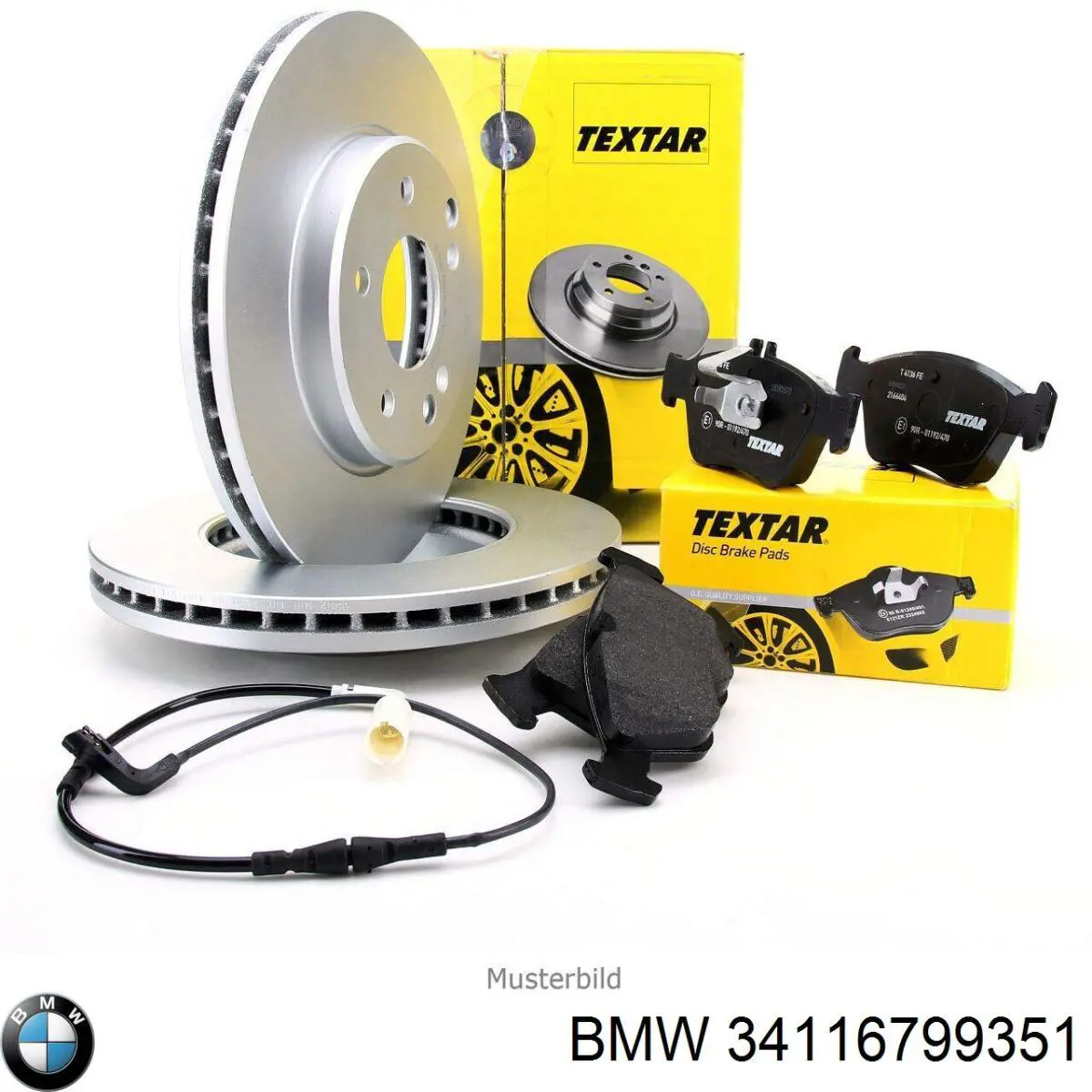 Do koszyka 34116799351 BMW Tarcza hamulcowa przednia