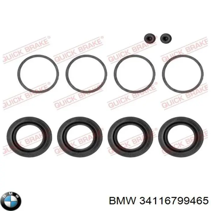 Zacisk hamulcowy przedni lewy BMW 34116799465 cena, od 89,99 USD
