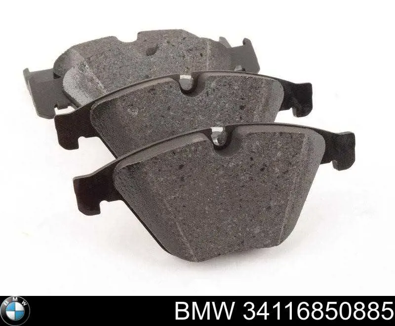 34116850885 BMW Klocki hamulcowe przednie tarczowe