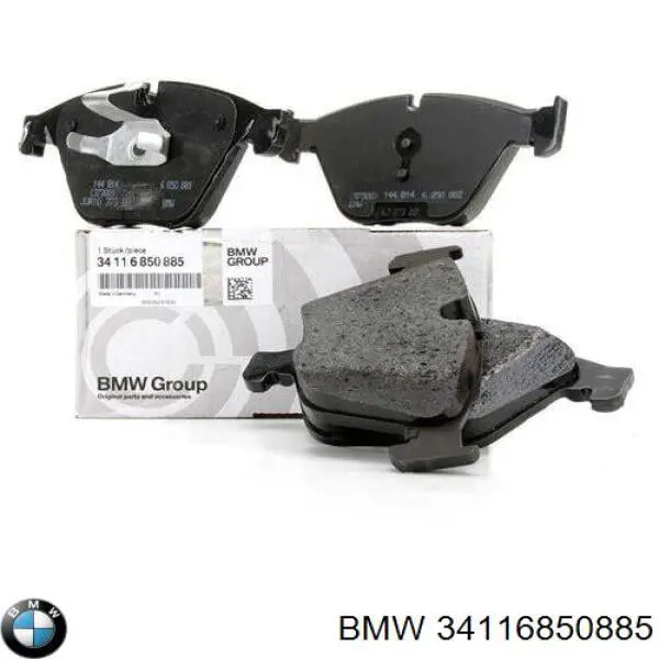 Klocki hamulcowe przednie tarczowe BMW 34116850885 cena, od 38,07 USD