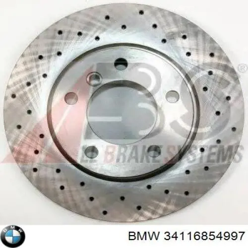 Tarcza hamulcowa przednia BMW 34116854997 cena, od 58,63 USD