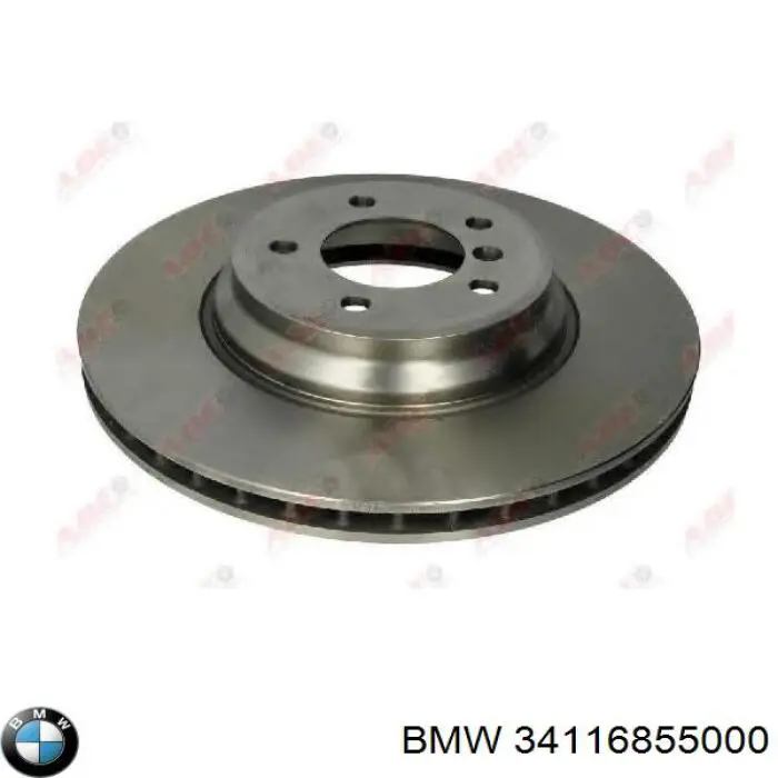 Tarcza hamulcowa przednia BMW 34116855000 cena, od 86,19 USD