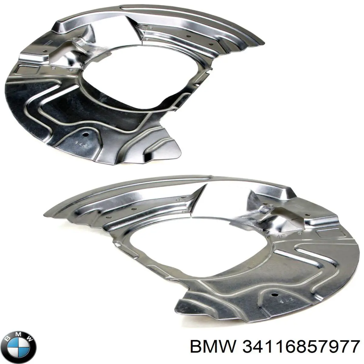 Do koszyka 34116857977 BMW Osłona tarczy hamulcowej przedniej lewej