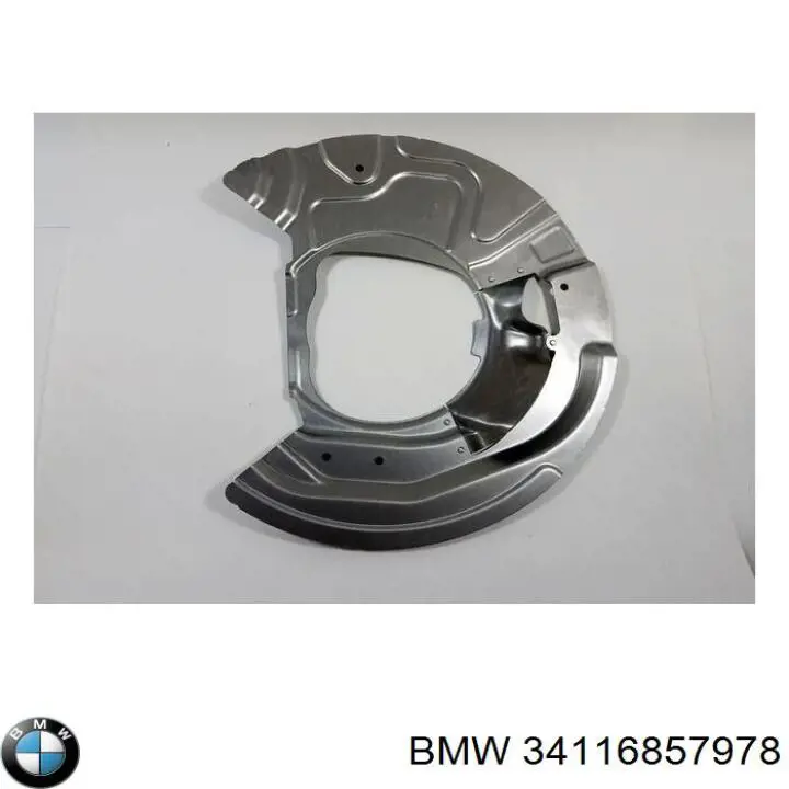 Do koszyka 34116857978 BMW Osłona tarczy hamulcowej przedniej prawej