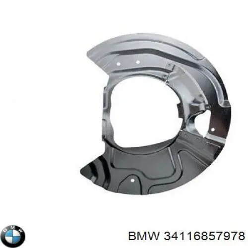34116857978 BMW Osłona tarczy hamulcowej przedniej prawej