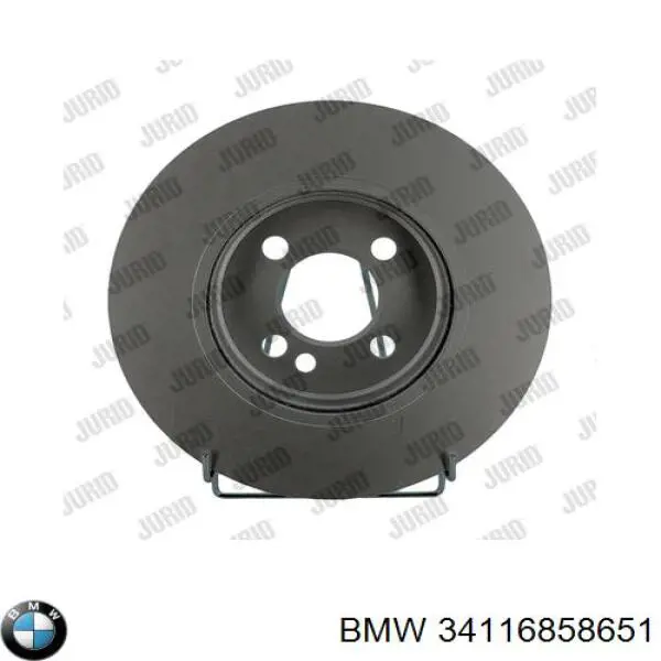 Do koszyka 34116858651 BMW Tarcza hamulcowa przednia