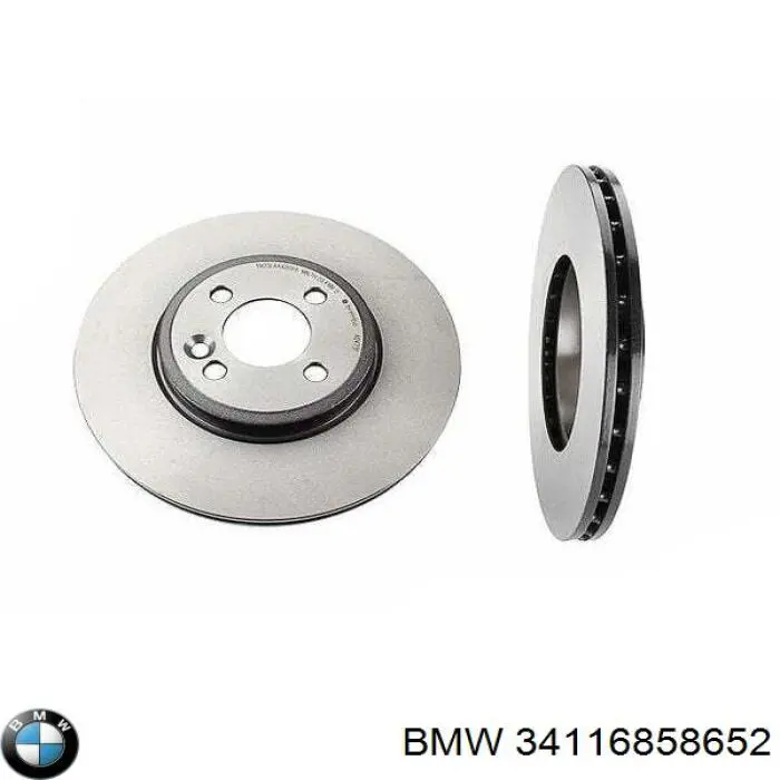 34116858652 BMW Tarcza hamulcowa przednia