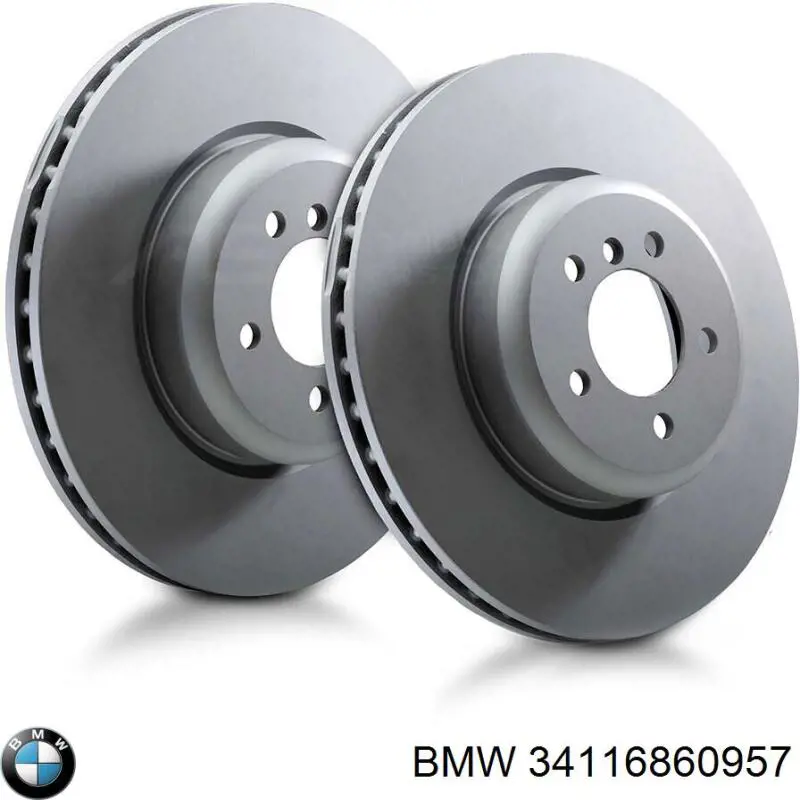 Do koszyka 34116860957 BMW Tarcza hamulcowa przednia