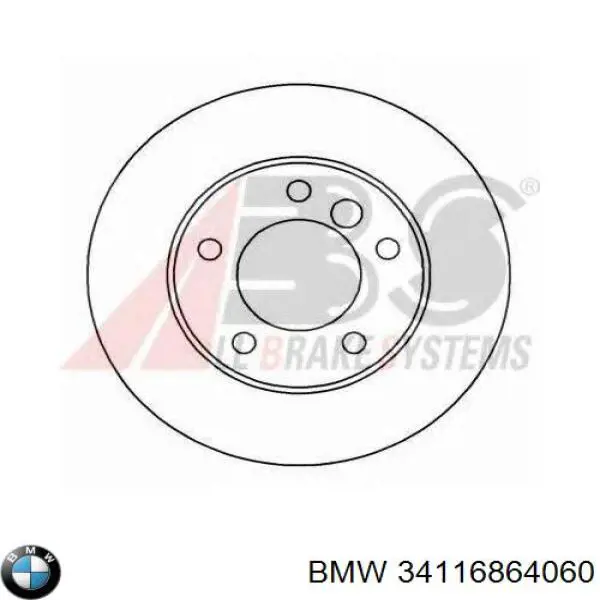 Do koszyka 34116864060 BMW Tarcza hamulcowa przednia