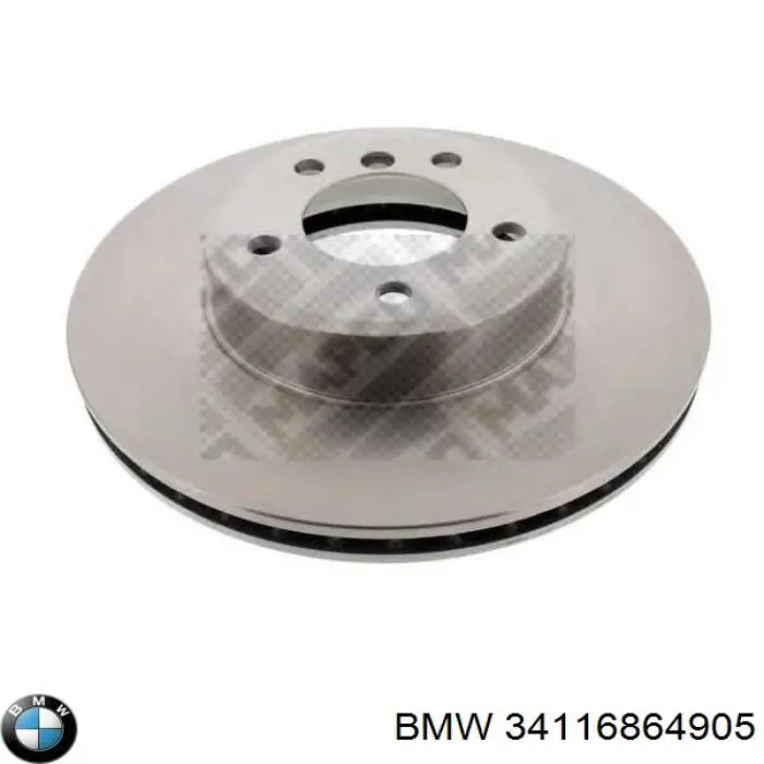 Tarcza hamulcowa przednia BMW 34116864905 cena, od 80,12 USD
