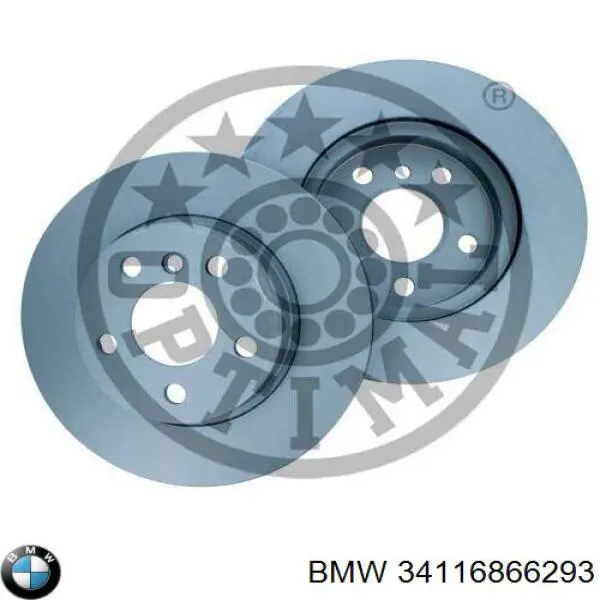 34116866293 BMW Tarcza hamulcowa przednia