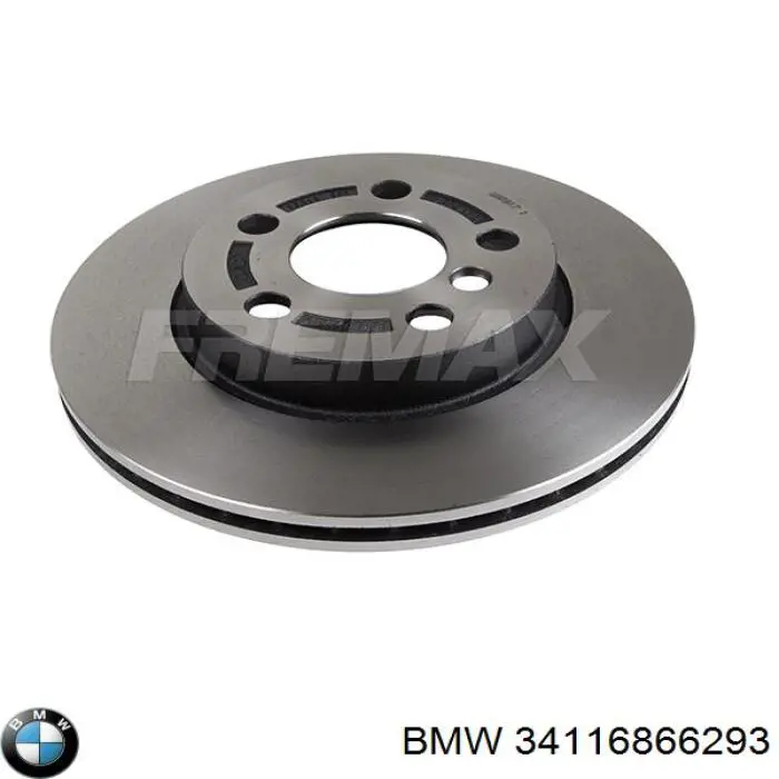 Tarcza hamulcowa przednia BMW 34116866293 cena, od 59,60 USD