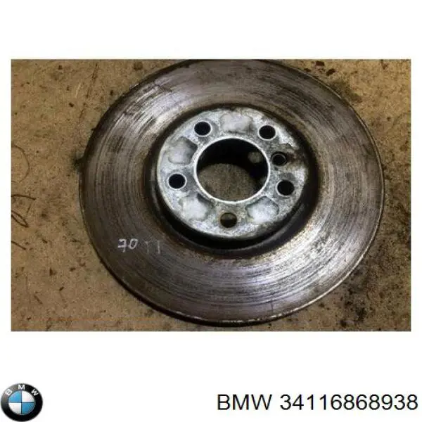 Do koszyka 34116868938 BMW Tarcza hamulcowa przednia