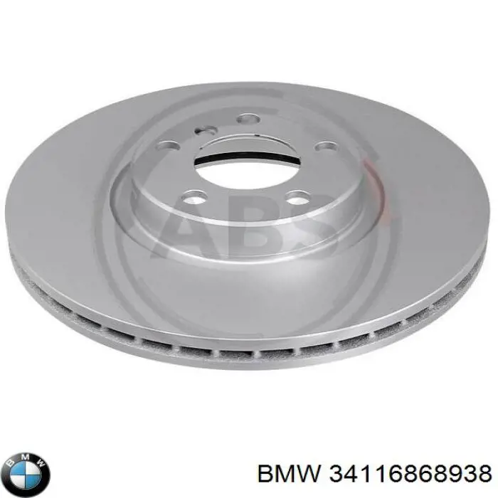 Tarcza hamulcowa przednia BMW 34116868938