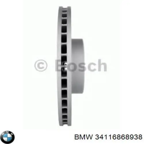 Do koszyka 34116868938 BMW Tarcza hamulcowa przednia