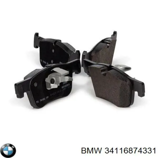 34116874331 BMW Klocki hamulcowe przednie tarczowe