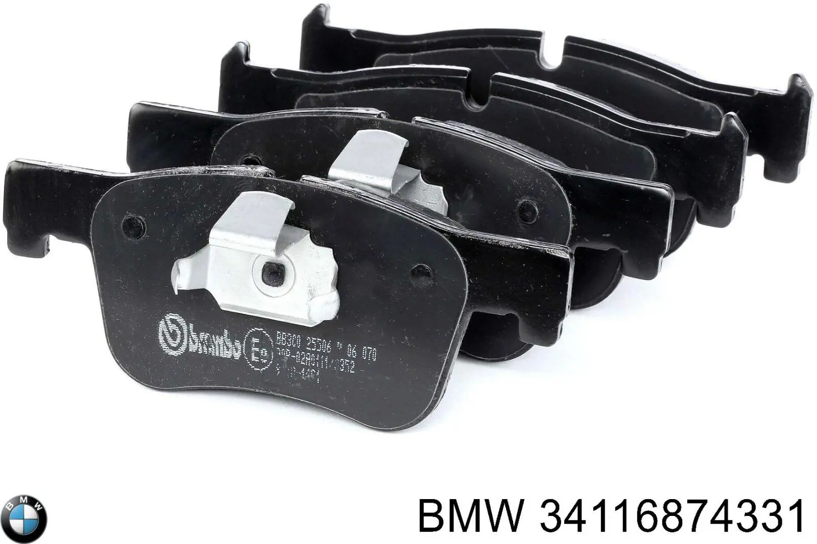 Do koszyka 34116874331 BMW Klocki hamulcowe przednie tarczowe