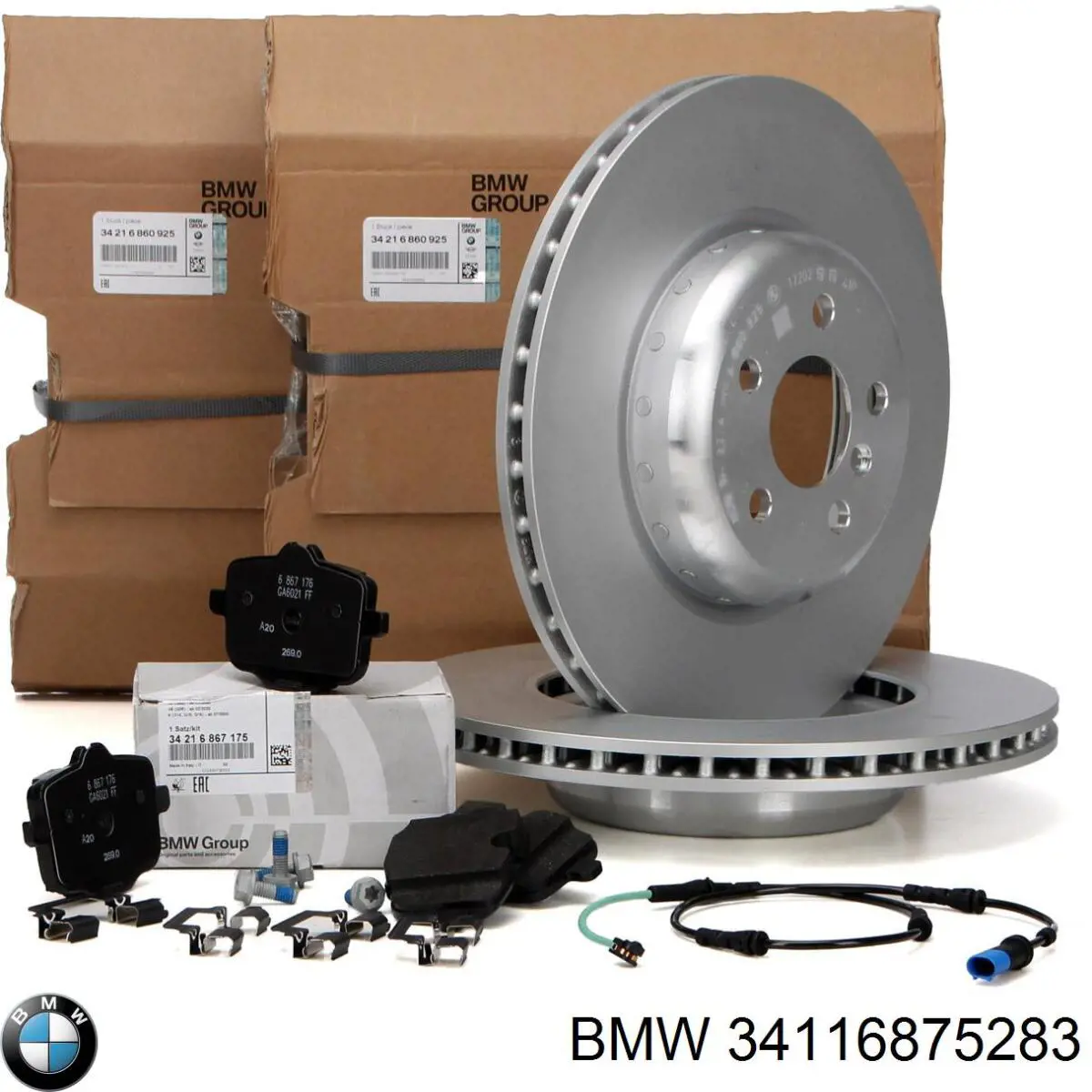 Tarcza hamulcowa przednia BMW 34116875283 cena, od 226,56 USD