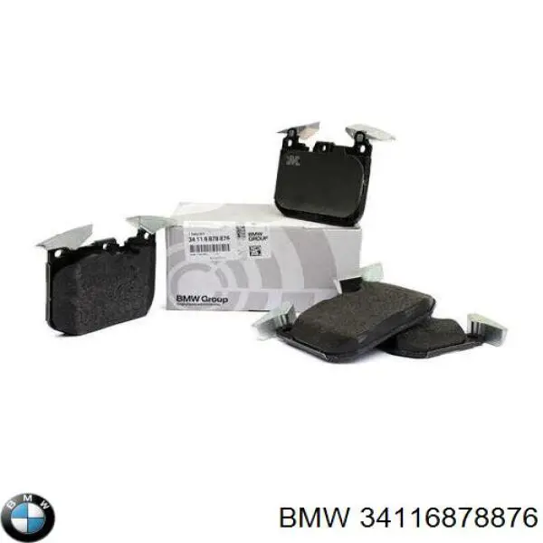 Klocki hamulcowe przednie tarczowe BMW 34116878876 cena, od 59,50 USD