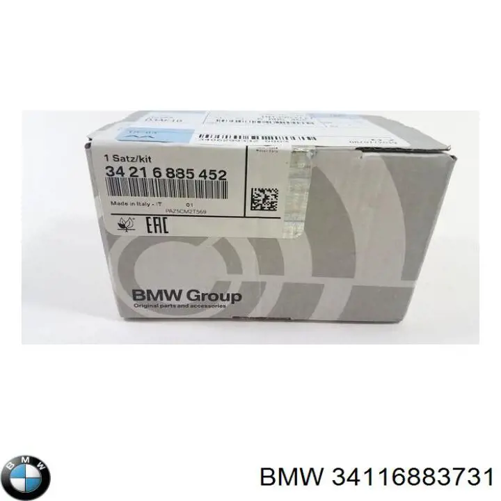 34116883731 BMW zestaw naprawczy klocków hamulcowych