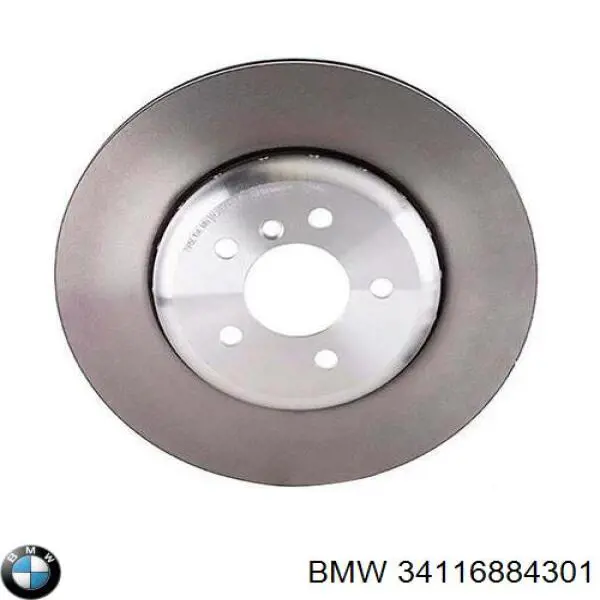 Do koszyka 34116884301 BMW Tarcza hamulcowa przednia