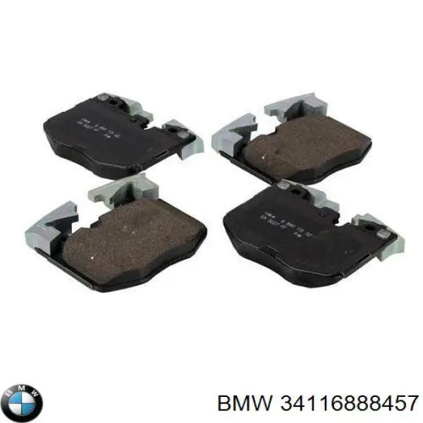 34116888457 BMW Klocki hamulcowe przednie tarczowe