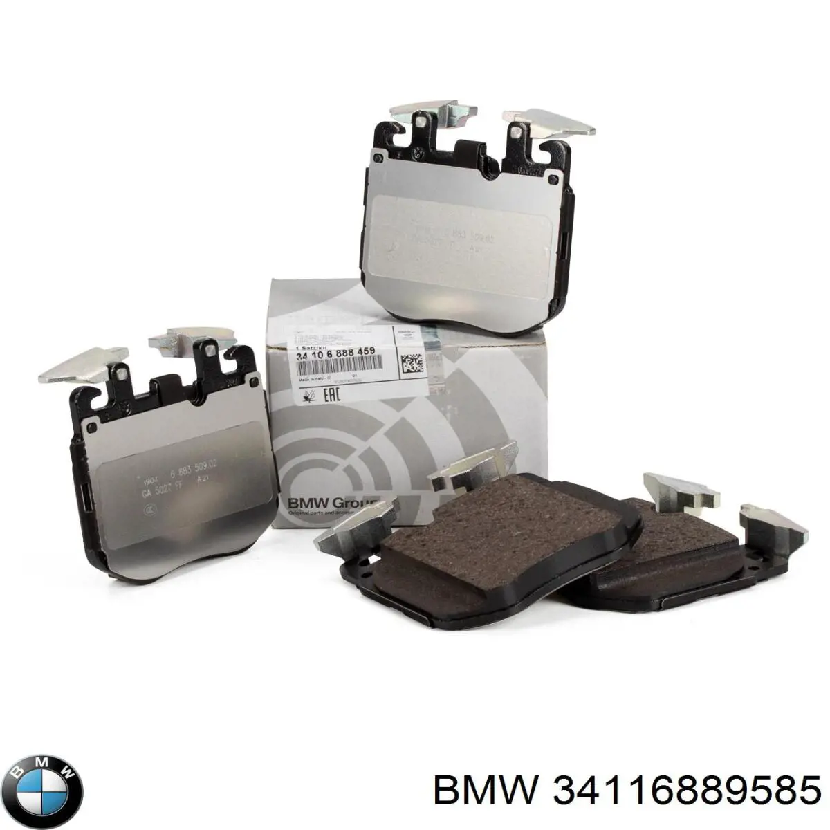 34116889585 BMW klocki hamulcowe przednie tarczowe