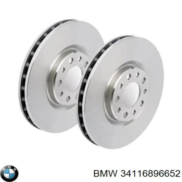 Do koszyka 34116896652 BMW Tarcza hamulcowa przednia