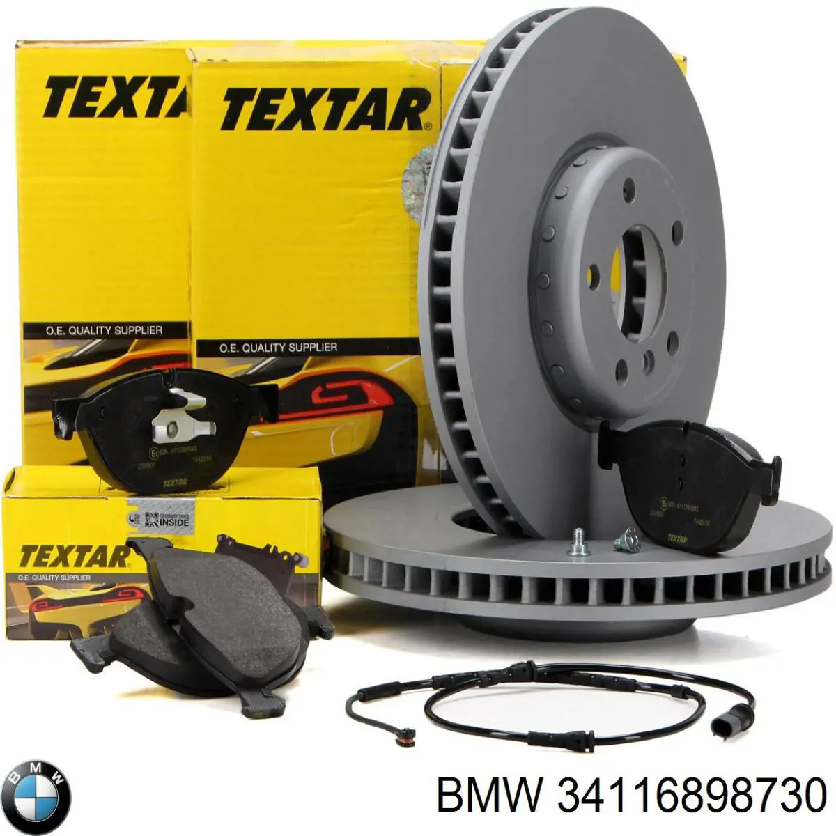 Do koszyka 34116898730 BMW Tarcza hamulcowa przednia