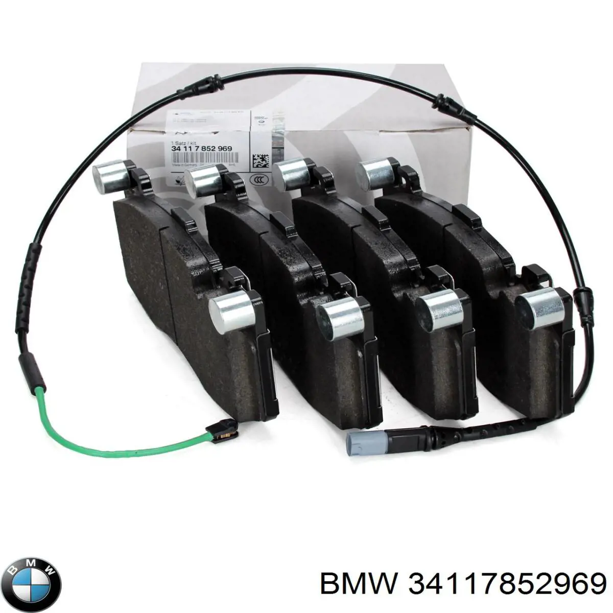 34117852969 BMW Klocki hamulcowe przednie tarczowe