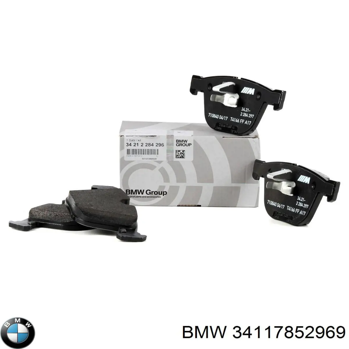 Klocki hamulcowe przednie tarczowe BMW 34117852969