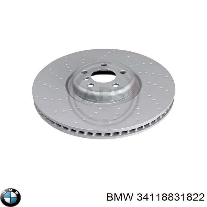 Tarcza hamulcowa przednia BMW 34118831822 cena, od 115,50 USD