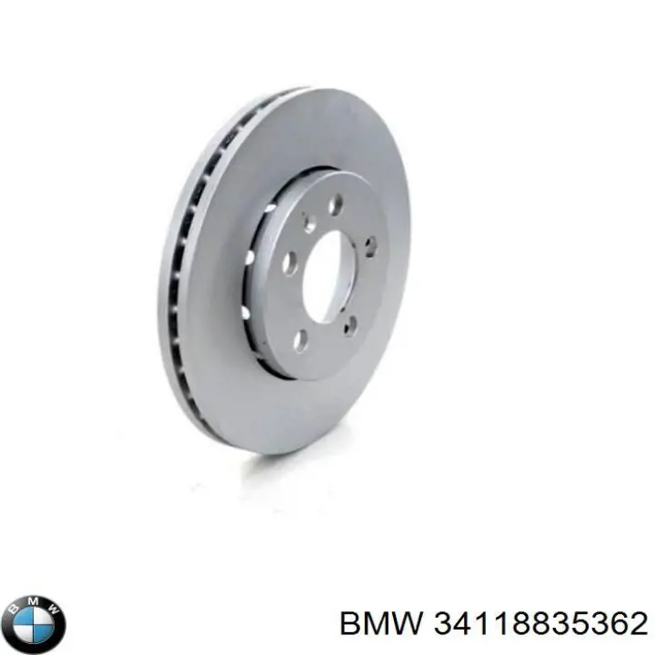 Do koszyka 34118835362 BMW Tarcza hamulcowa przednia