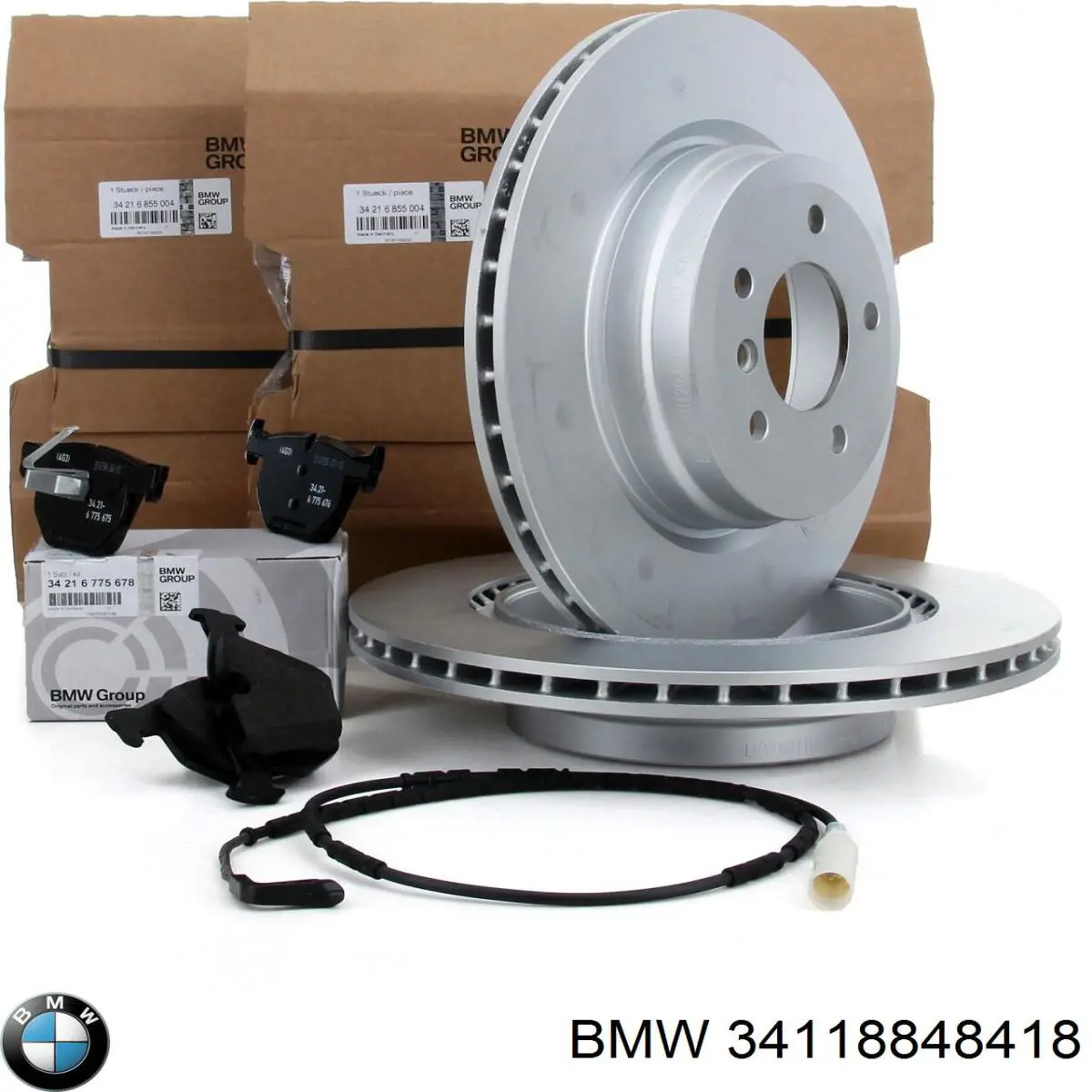 Do koszyka 34118848418 BMW Tarcza hamulcowa przednia