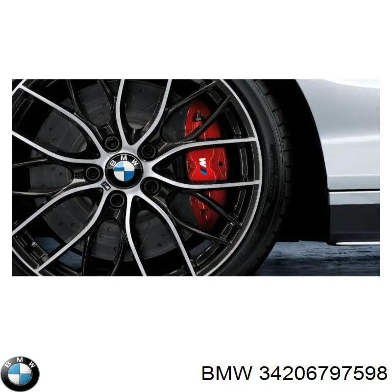 Tarcza hamulcowa tylna 34206797598 BMW