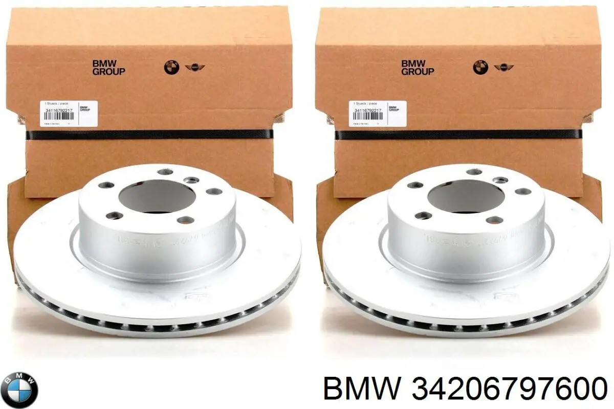 Do koszyka 34206797600 BMW Tarcza hamulcowa tylna