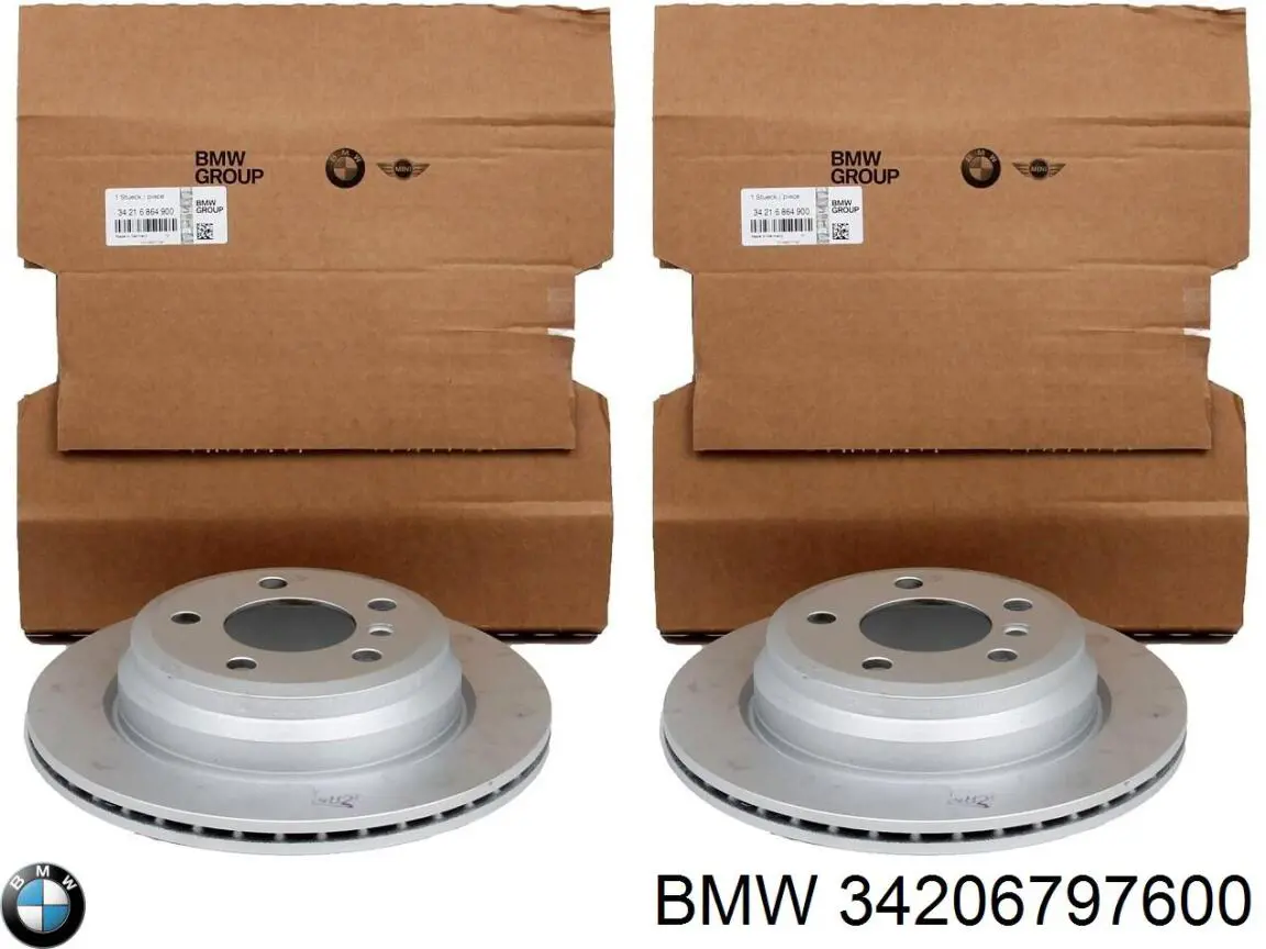 Tarcza hamulcowa tylna BMW 34206797600
