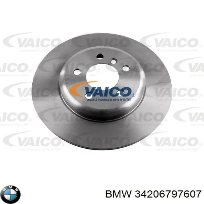 34206797607 BMW Tarcza hamulcowa tylna