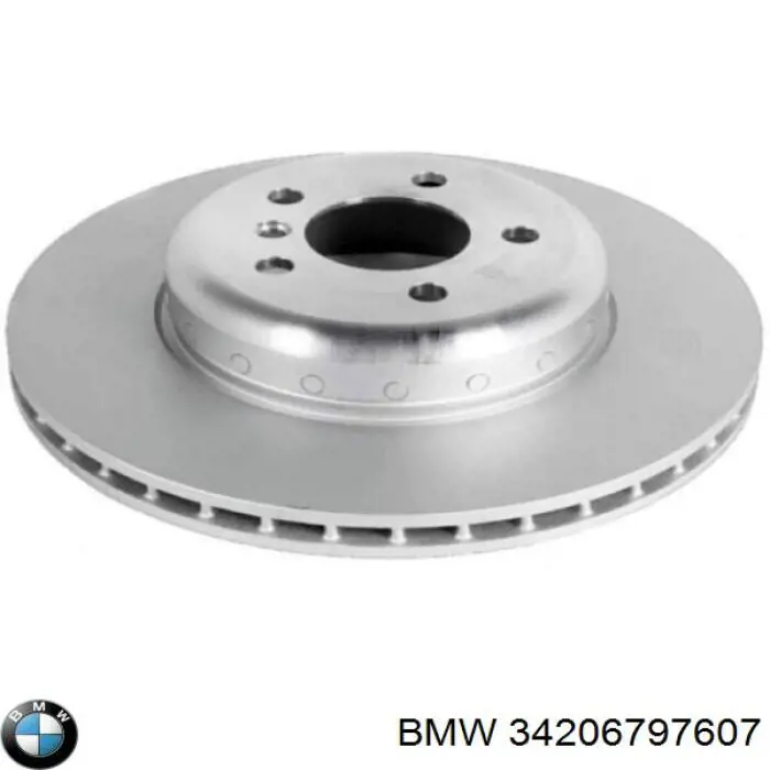 Do koszyka 34206797607 BMW Tarcza hamulcowa tylna