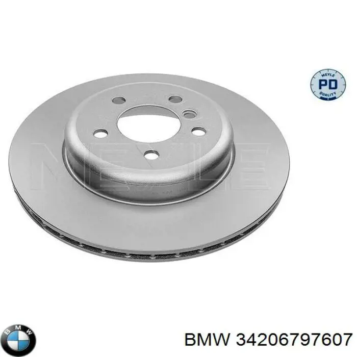 Tarcza hamulcowa tylna 34206797607 BMW