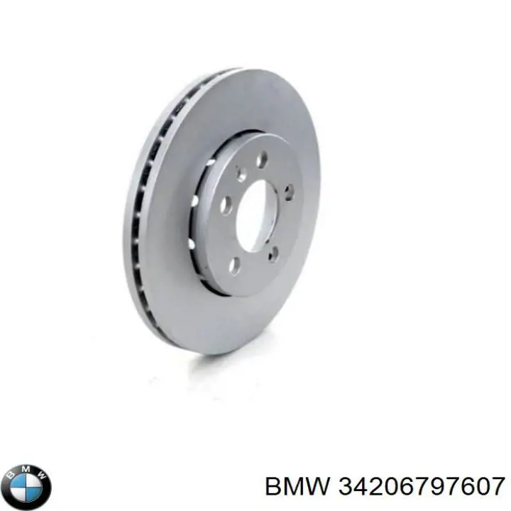 Tarcza hamulcowa tylna 34206797607 BMW