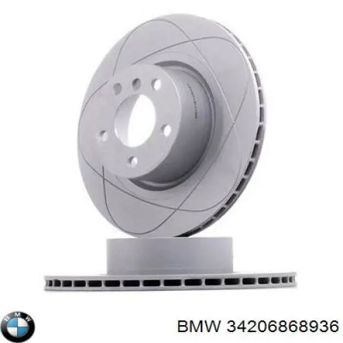 Tarcza hamulcowa tylna BMW 34206868936 cena, od 62,73 USD