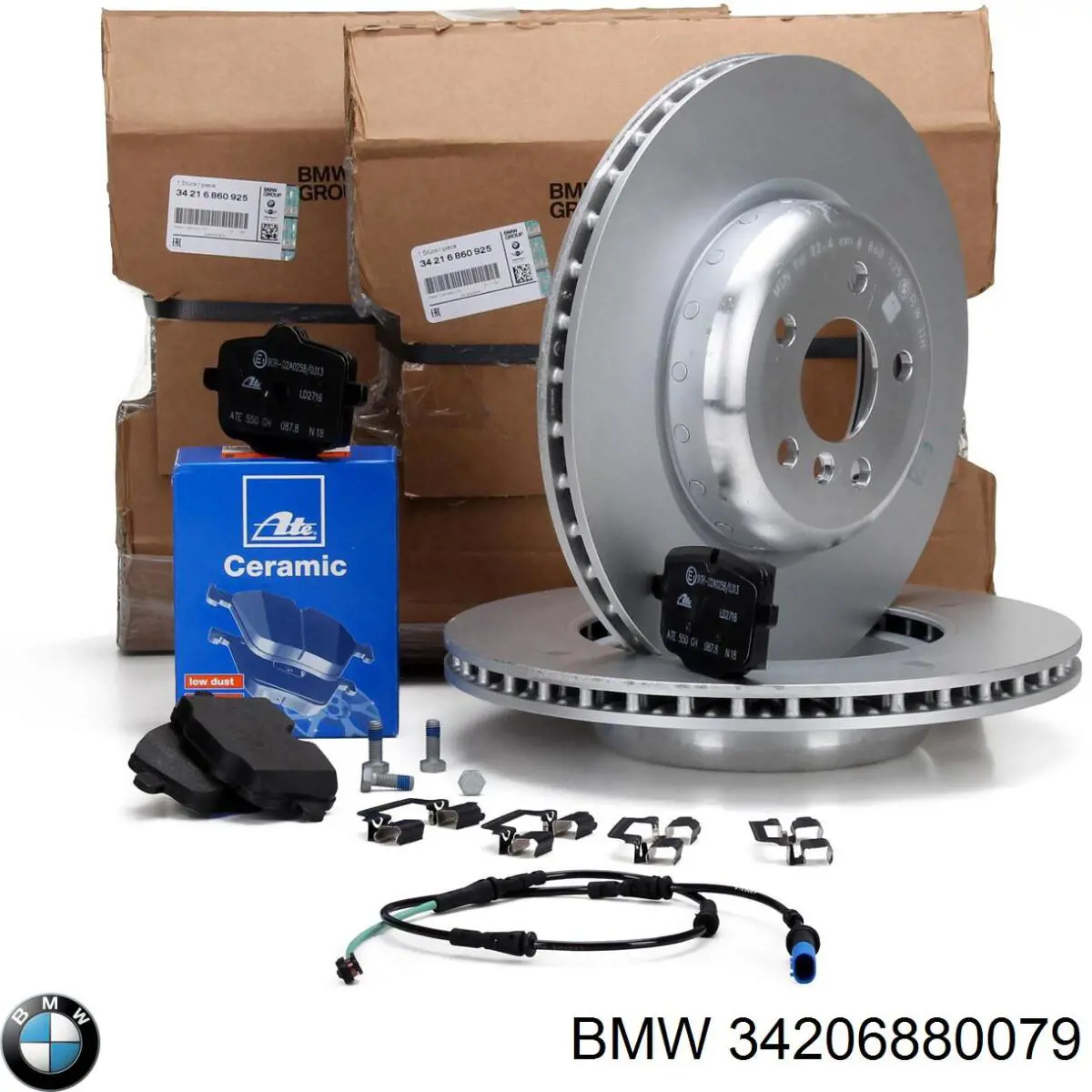 Do koszyka 34206880079 BMW Tarcza hamulcowa tylna