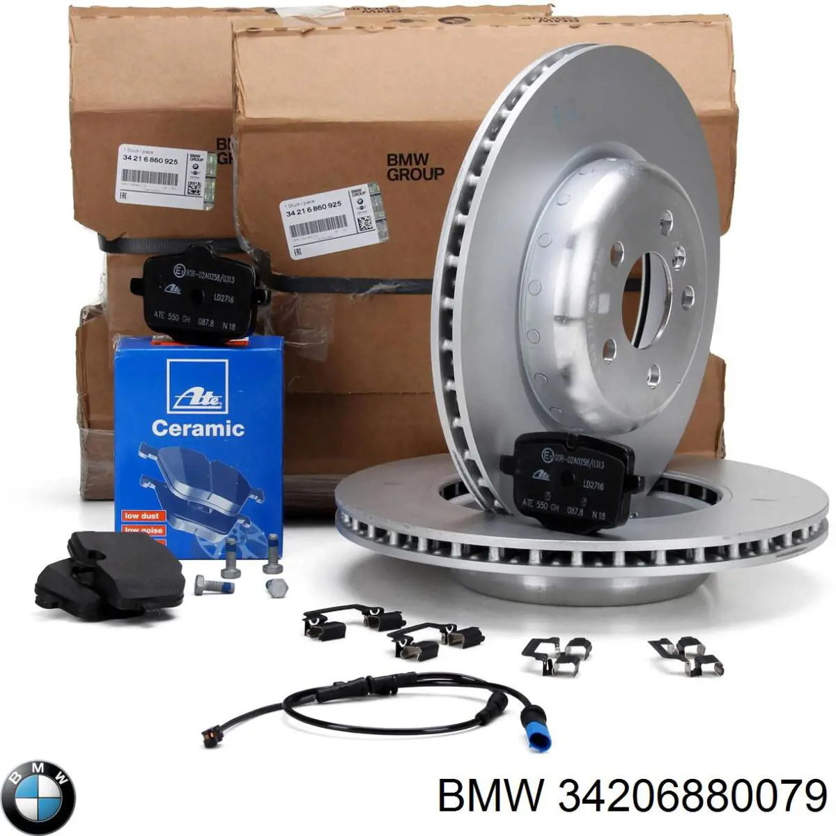 Tarcza hamulcowa tylna 34206880079 BMW