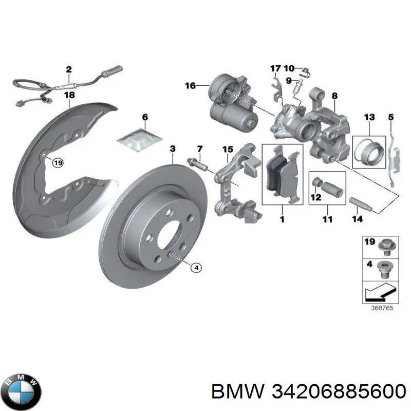 Okładziny (klocki) do hamulców tarczowych tylne do BMW X2 (F39)