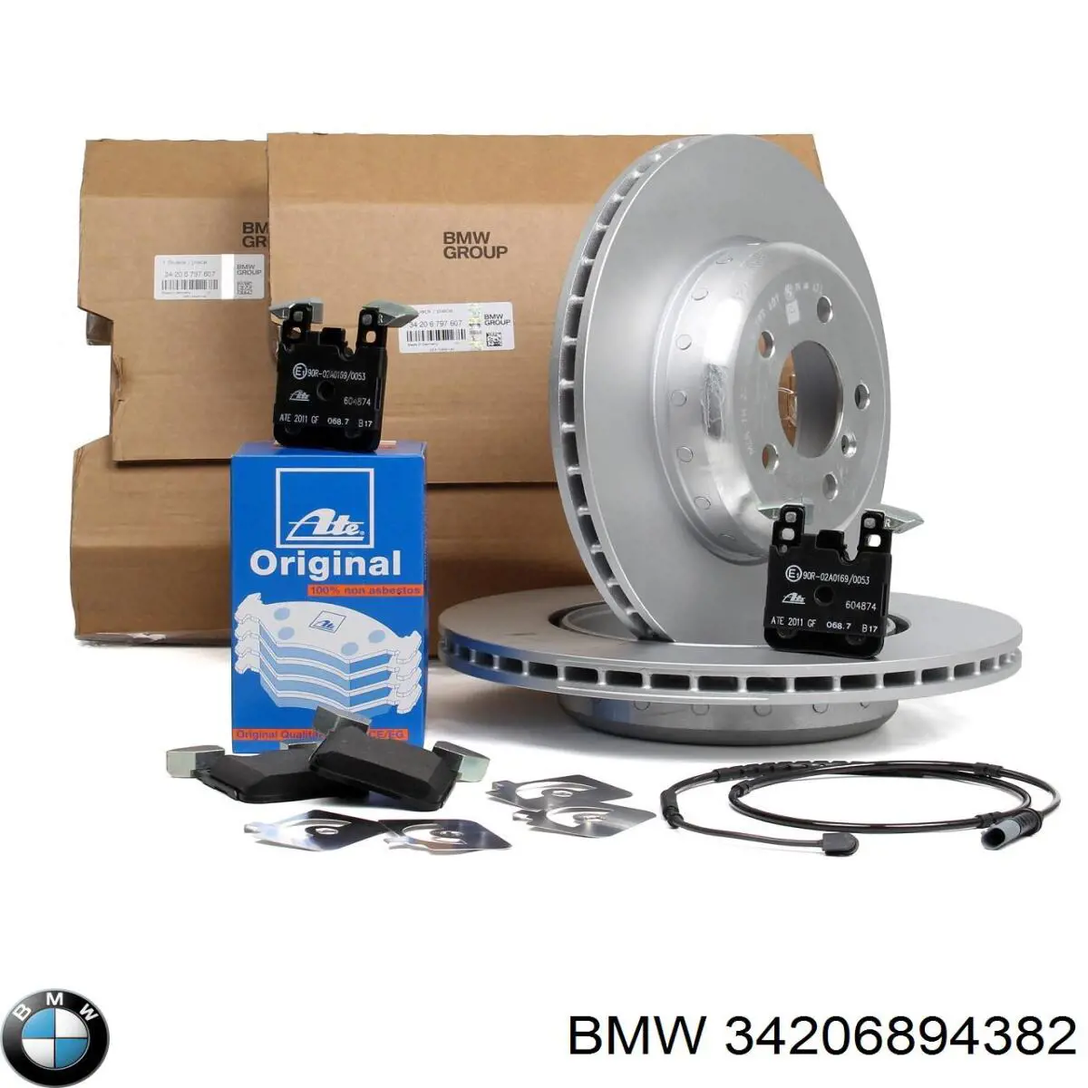 Tarcza hamulcowa tylna BMW 34206894382 cena, od 69,33 USD